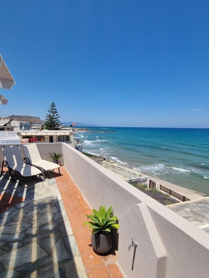 Astra Sea View Apartment, Sea Front Kokkini Hani Luaran gambar